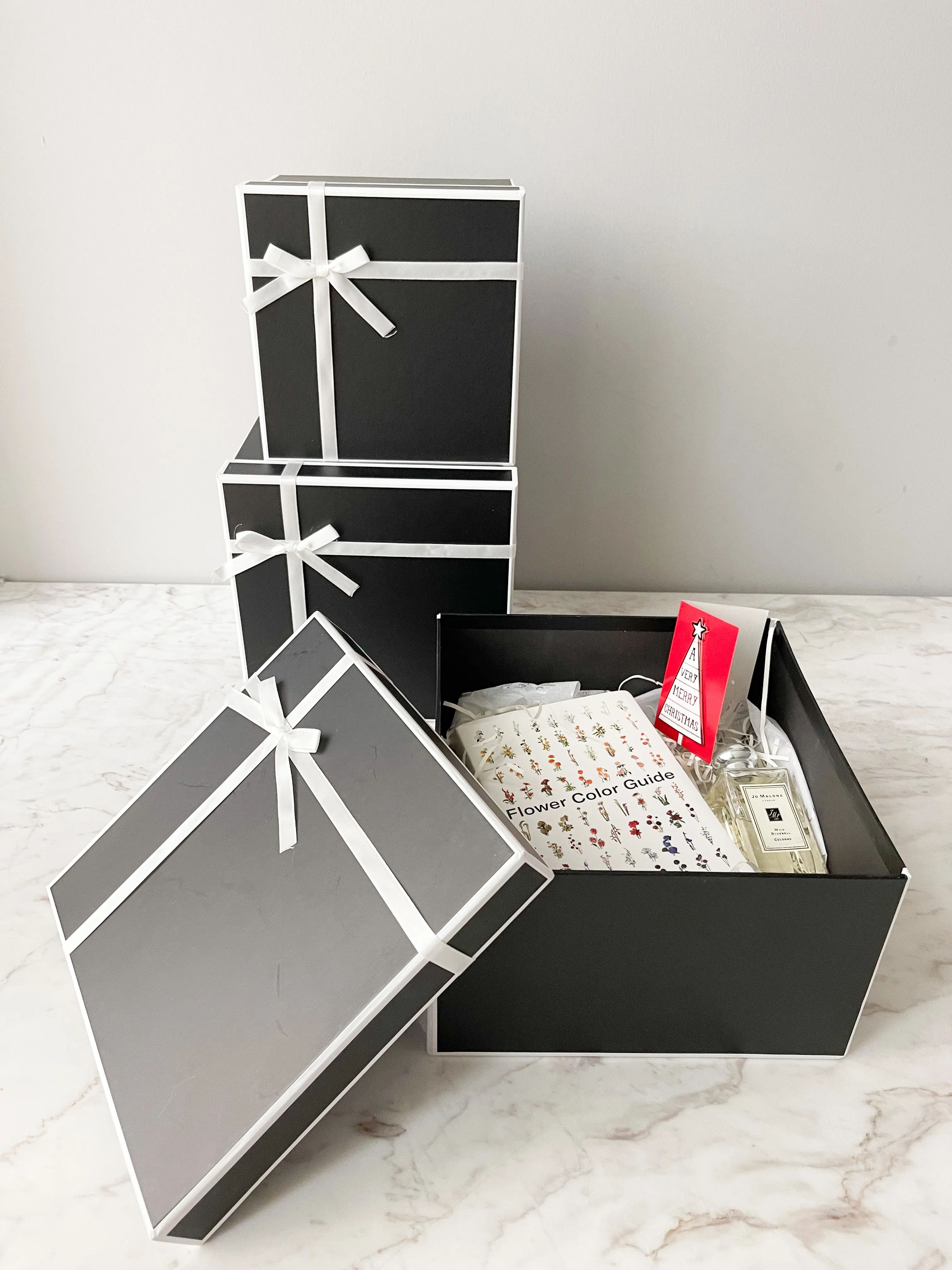 French Style Square Flower Gift Box