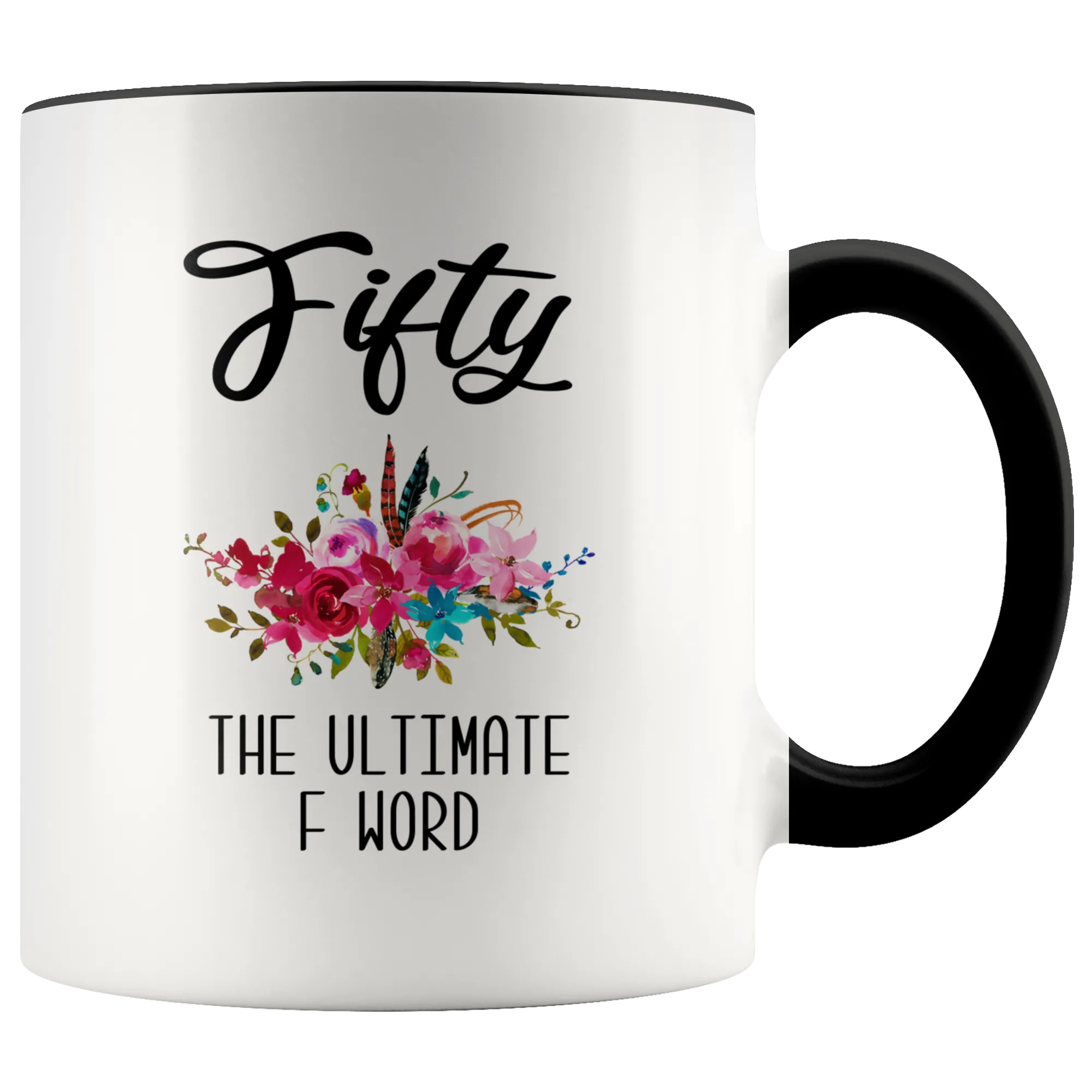 Funny 50th Birthday Gift for Women 50th Birthday Party Ideas for Her 50 Years Old Mug Turning 50 Midlife Coffee Cup