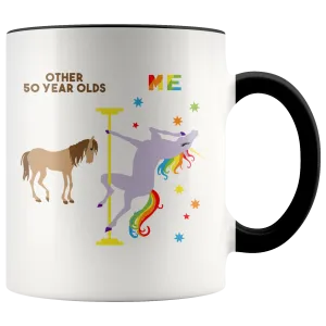 Funny 50th Birthday Gifts for Women 50th Birthday Party Ideas for Her 50 Years Old Mug Turning 50 Midlife Coffee Cup