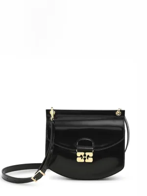 Ganni Apo-G Bag Small Patent in Black