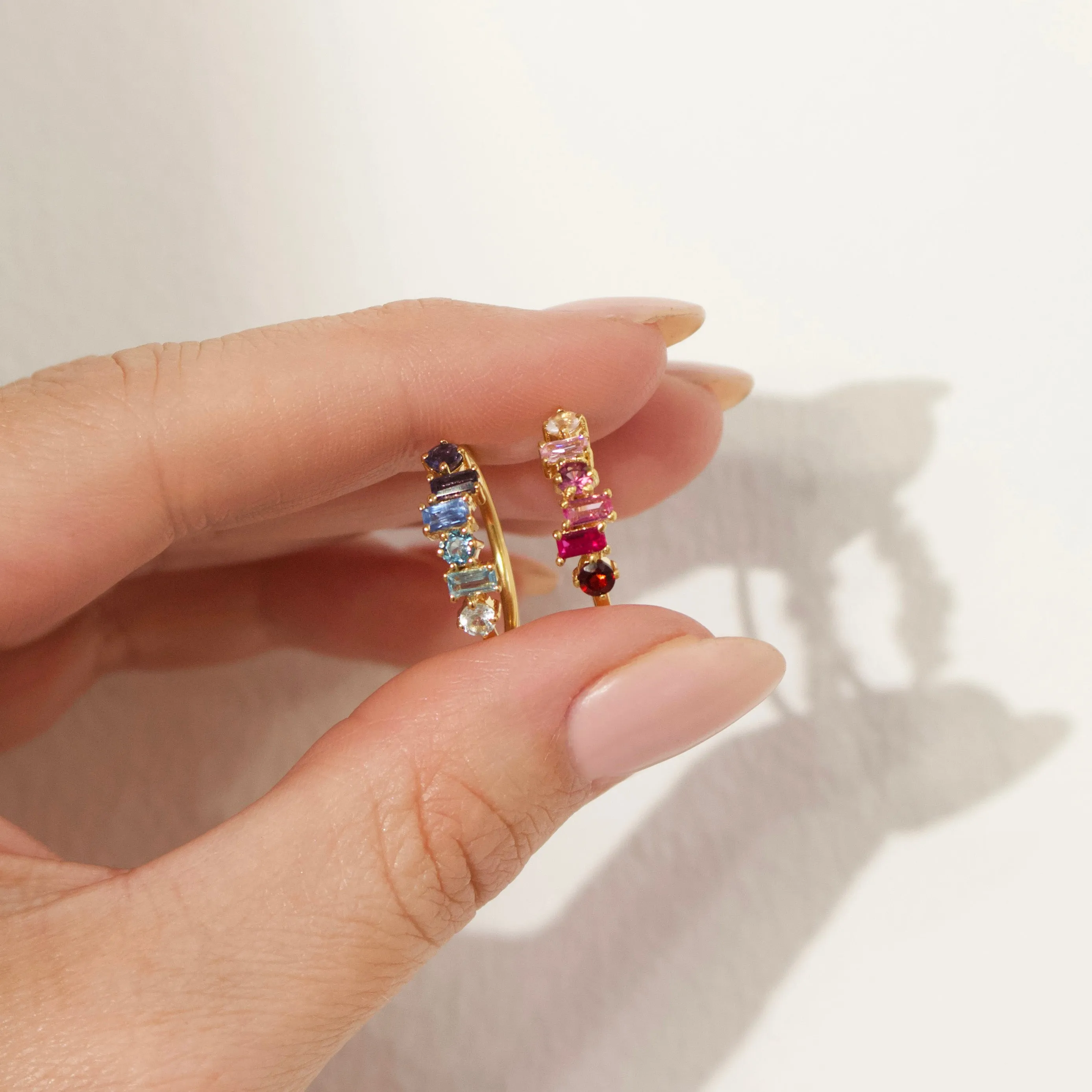 Garden Party Pink Semi Precious Ombre Ring