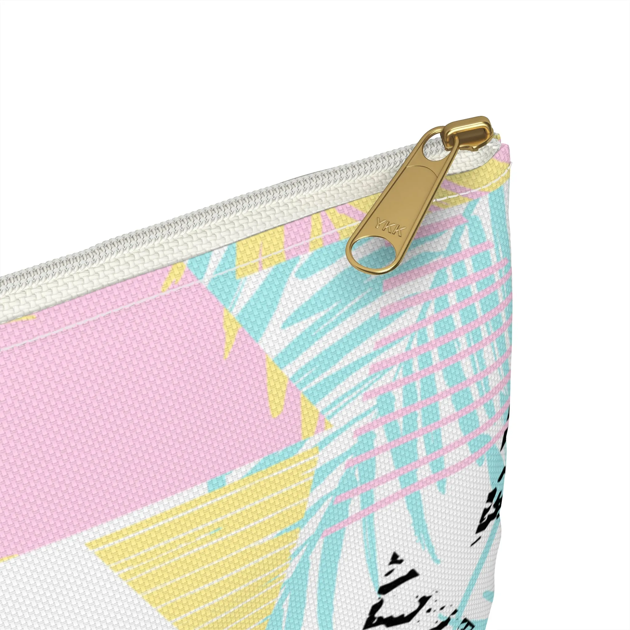 Geometric Palms Accessory Pouch