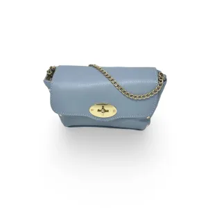 [GERMAN FUENTES] MINI LEATHER HANDBAG - LIGHT BLUE