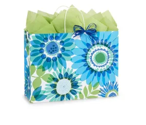 Gift Bag : Floral Green/Blue (Large)