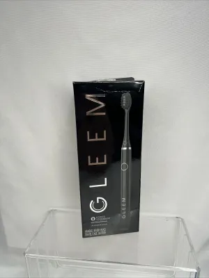 Gleem Electric Toothbrush Battery Black Polish Teeth Travel Case Imperfect Box