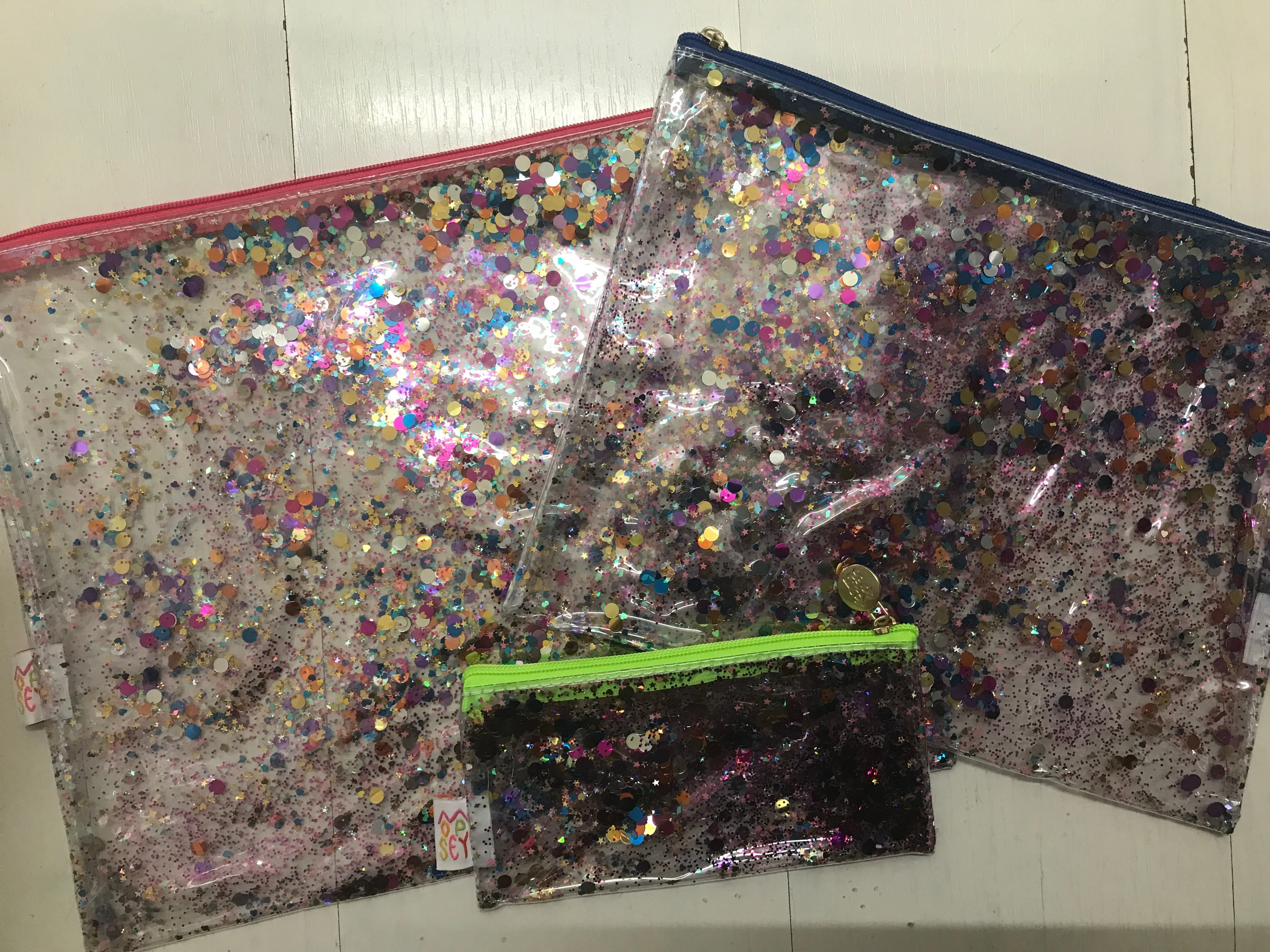 Glitter Project Bags