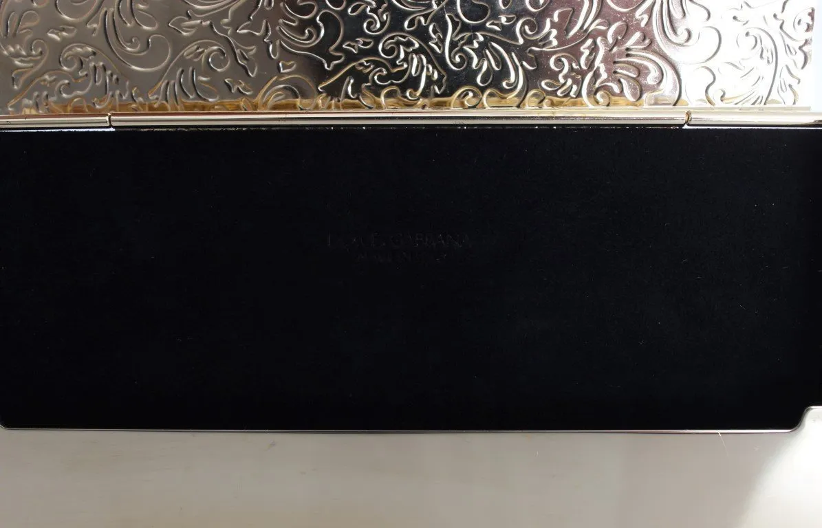 Gold Brass Crystal Clutch Bag