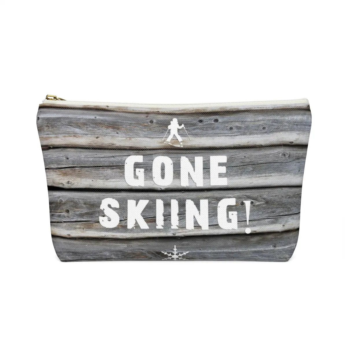 Gone Skiing - Accessory Pouch w T-bottom