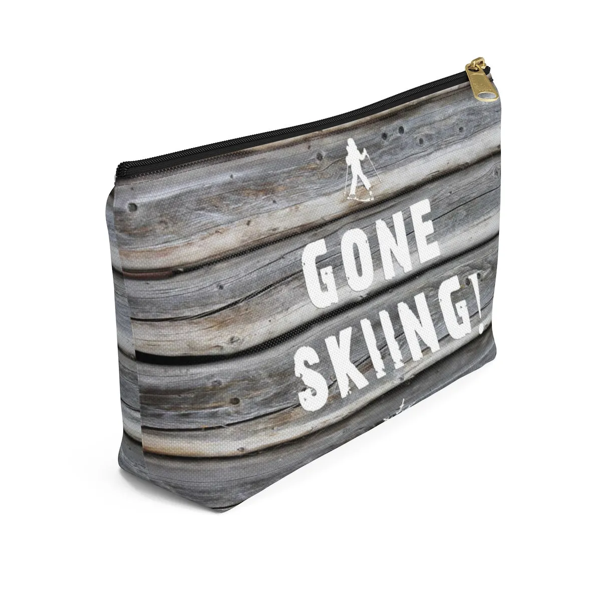Gone Skiing - Accessory Pouch w T-bottom
