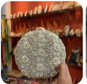 Gorgeous White Party Clutch
