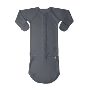Goumi - Viscose Bamboo   Organic Cotton Convertible Gown - Midnight - Preemie