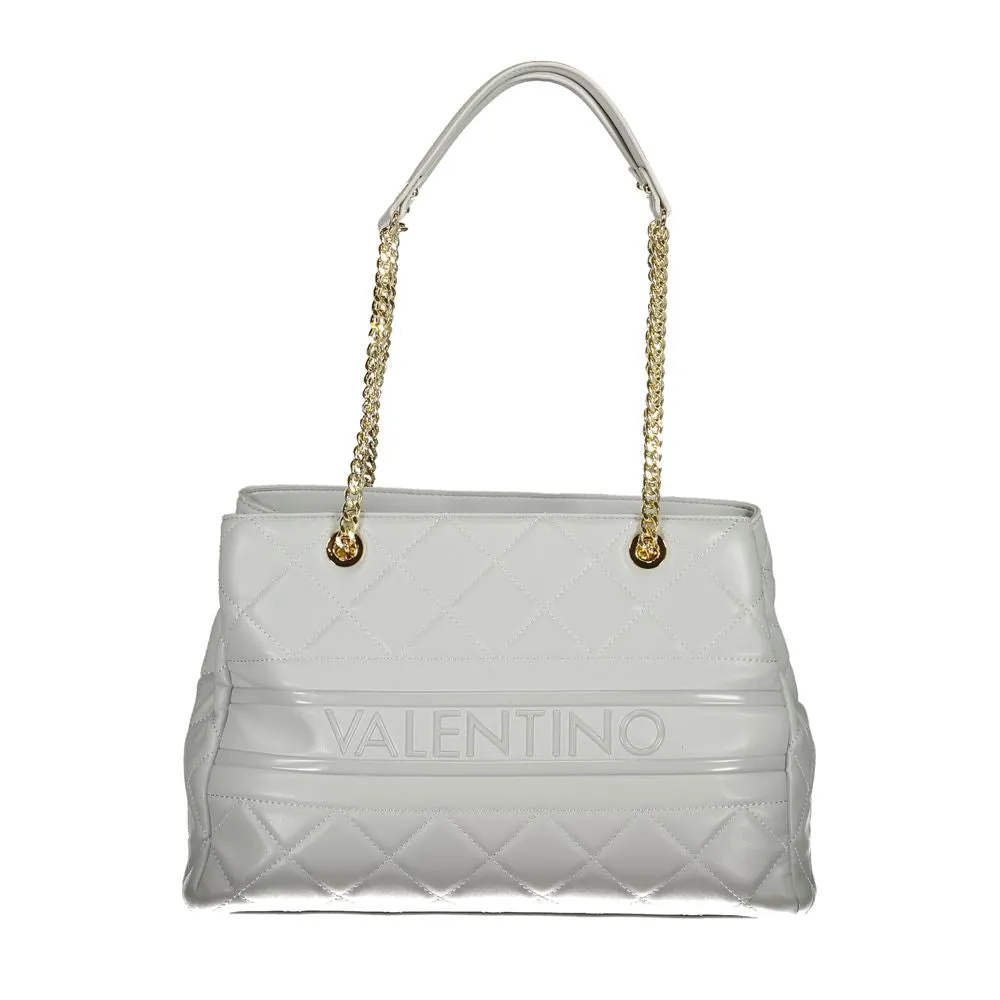 Gray Polyethylene Handbag