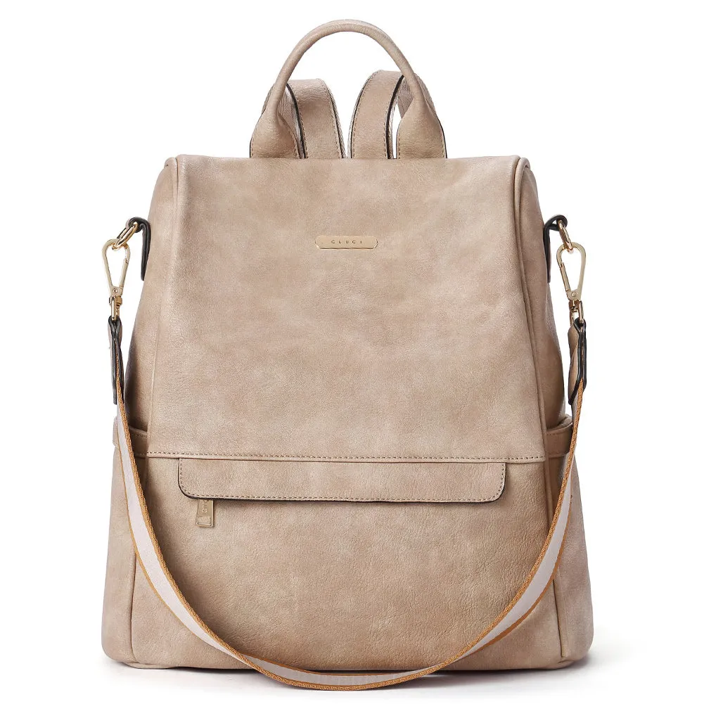 Greene Multi-Purpose Carry Way Vegan Leather Backpack Purse For Women