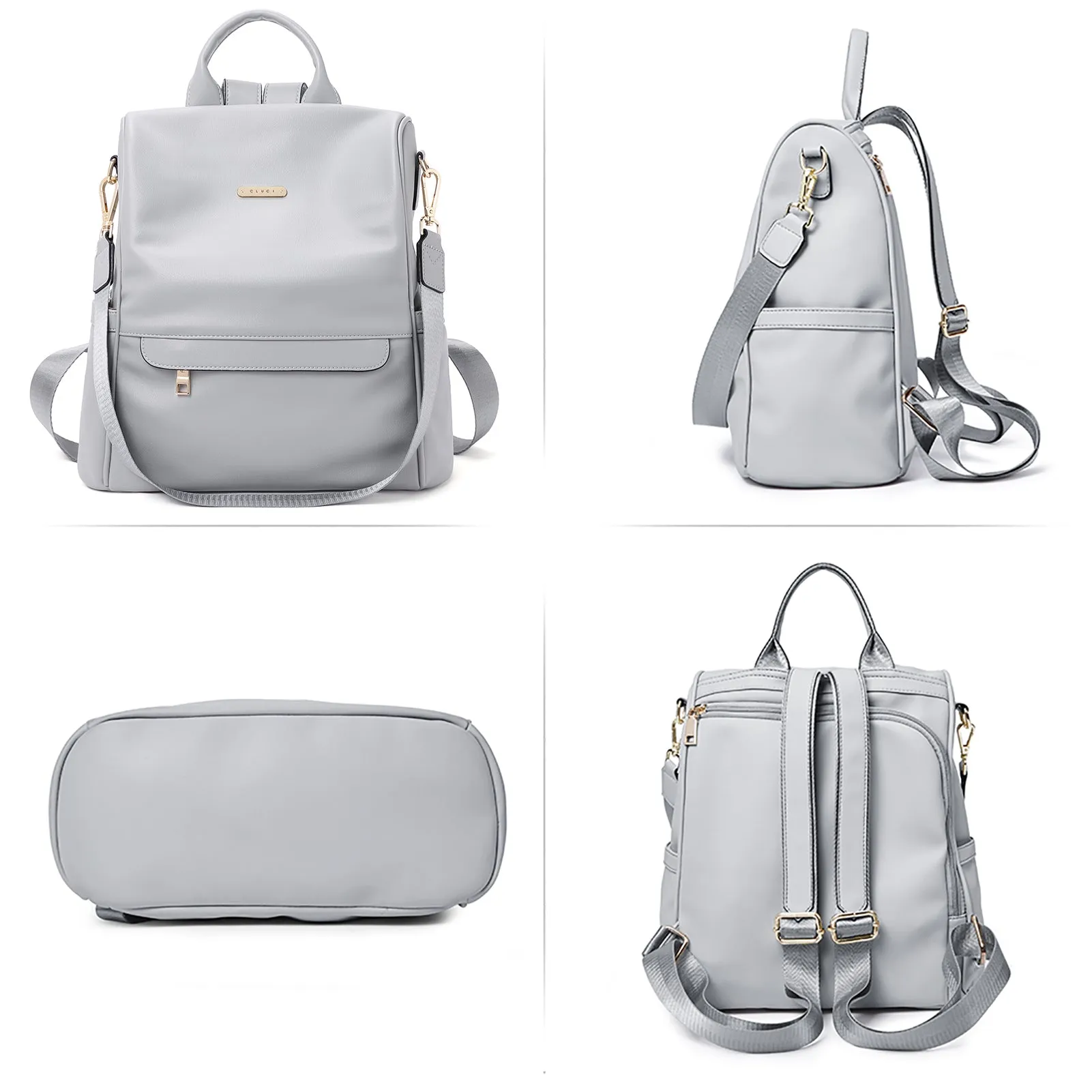 Greene Multi-Purpose Carry Way Vegan Leather Backpack Purse For Women