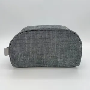 Grey Chambray Traveler Toiletry Bag