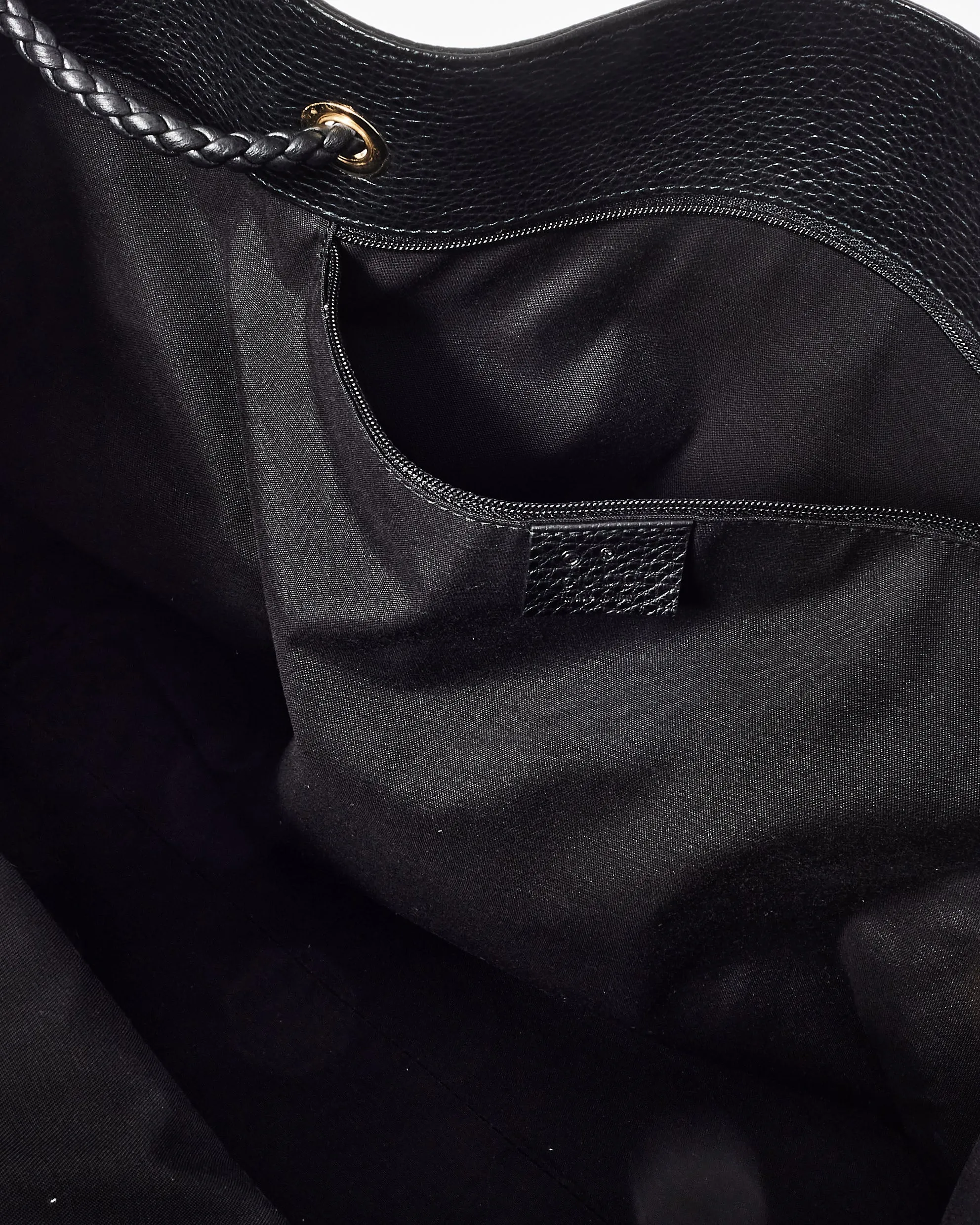 Gucci Black Leather Gifford Bucket Shoulder Bag