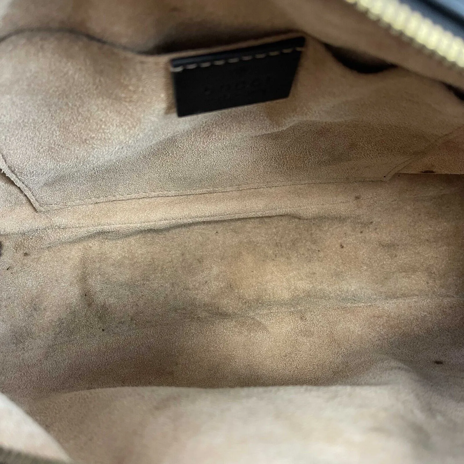 GUCCI Calfskin Matelasse Small GG Marmont Chain Crossbody