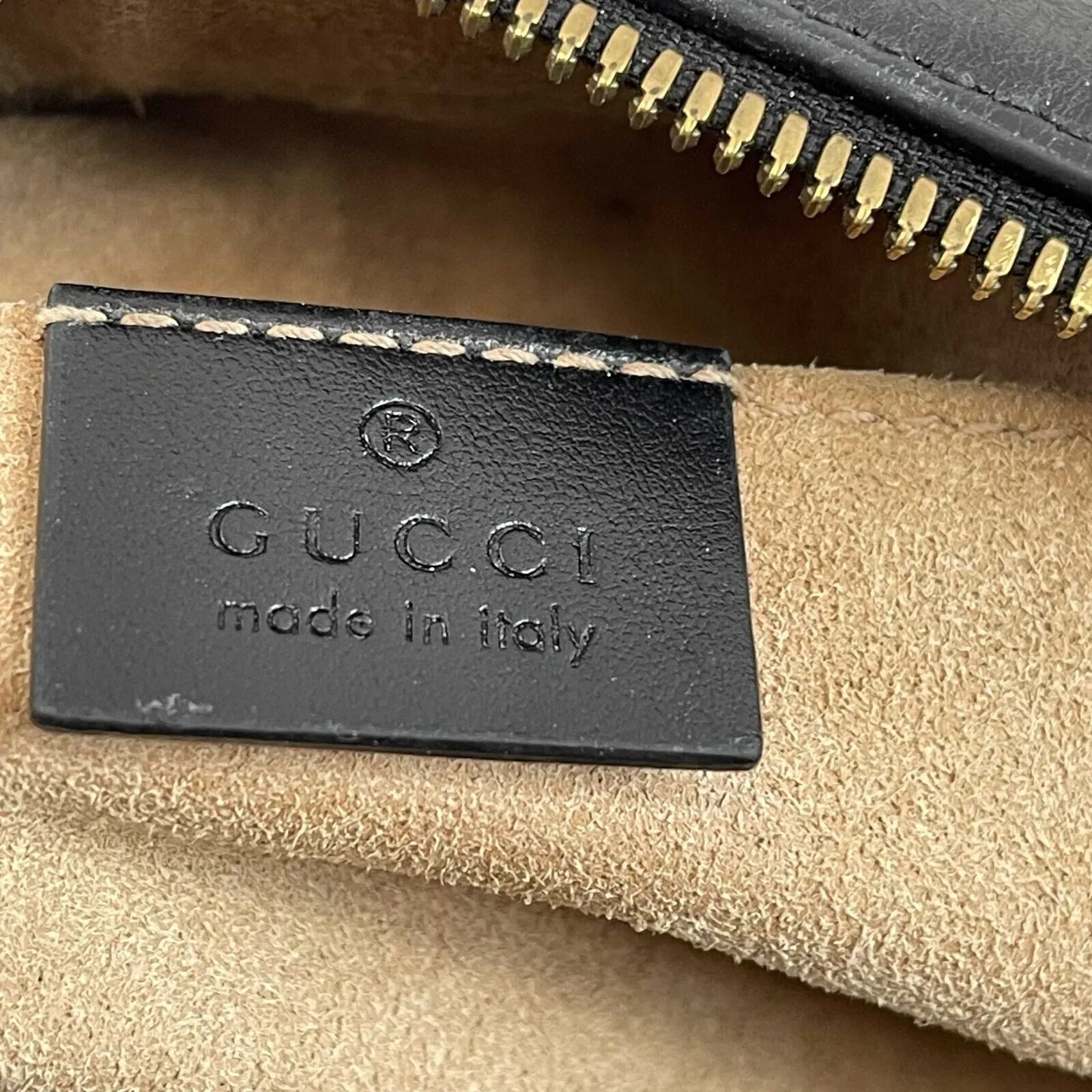 GUCCI Calfskin Matelasse Small GG Marmont Chain Crossbody