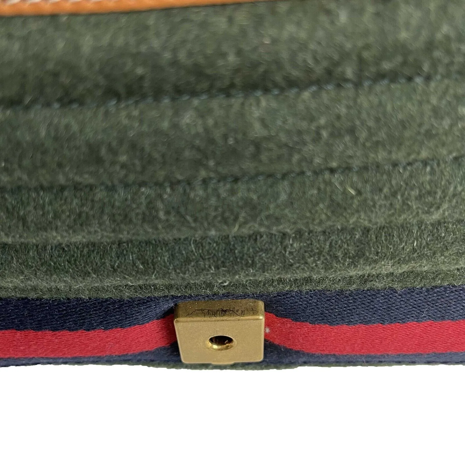 Gucci Matelasse Horizontal Small GG Marmont Dark Green Handbag