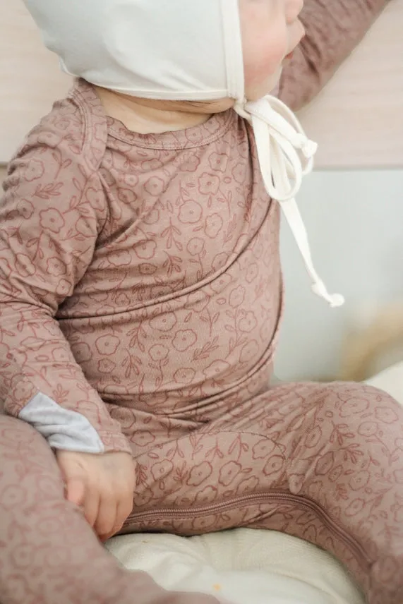 Gunamuna Convertible Romper Footie - Dainty