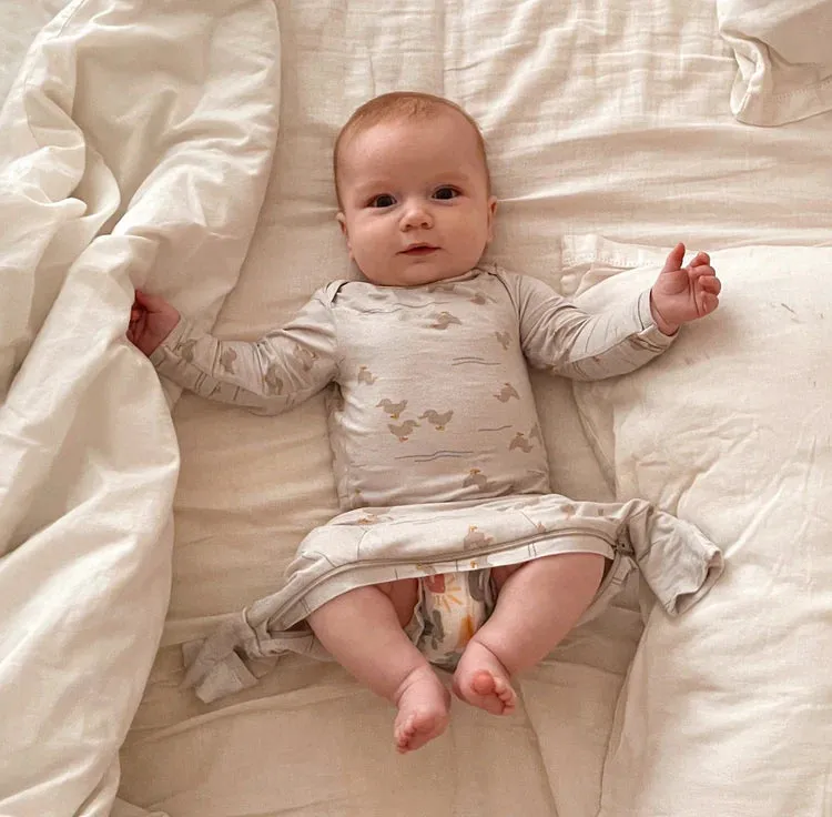 Gunamuna Convertible Romper Footie - Ducks