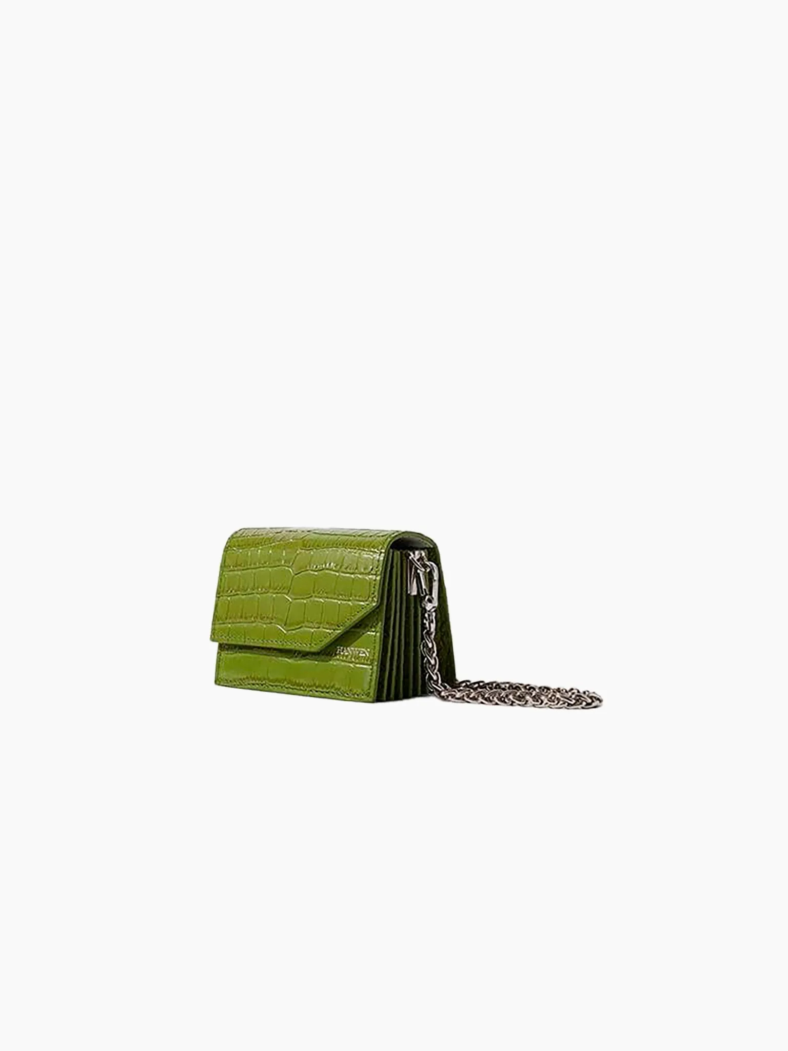 HAN WEN STUDIO Naomi Nano Croc Crossbody Cardholder