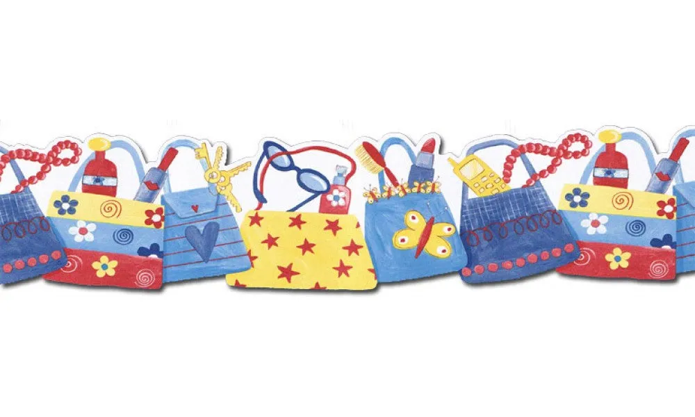 Hand Bags JFM2836DB Wallpaper Border