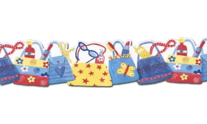 Hand Bags JFM2836DB Wallpaper Border