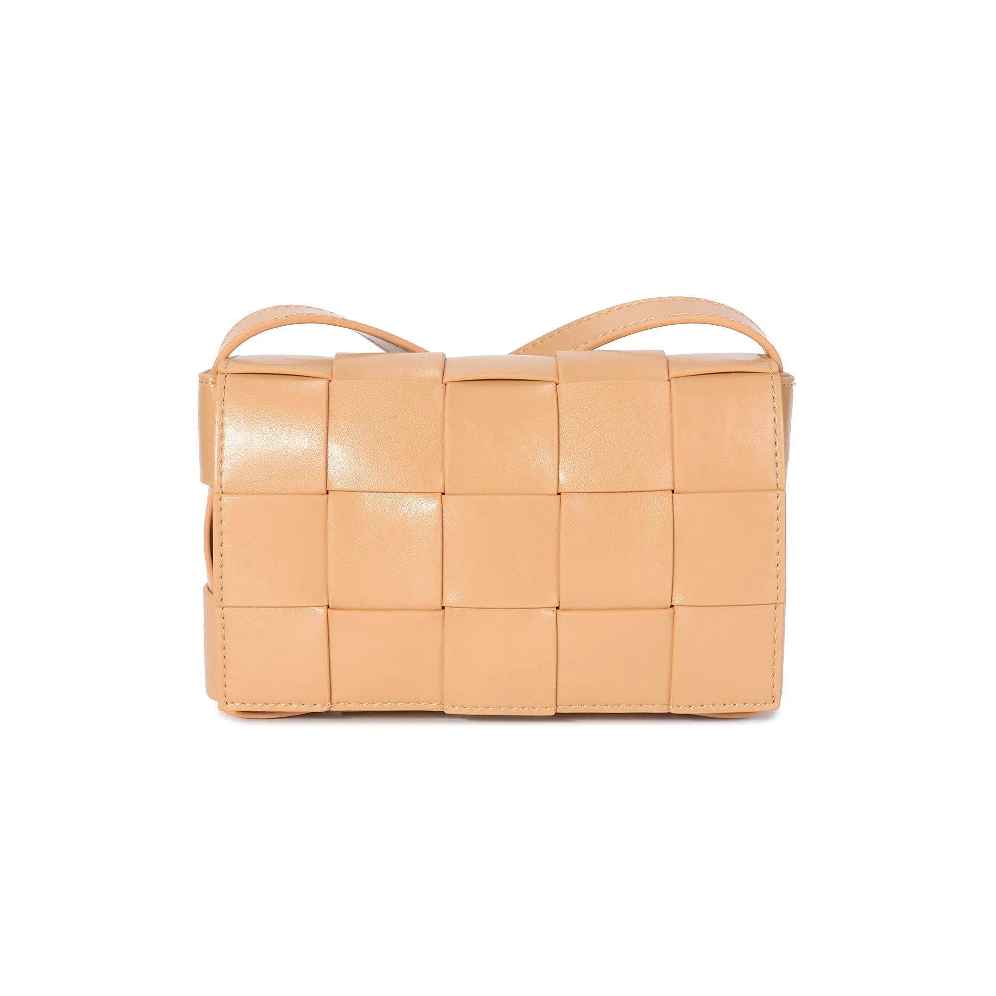 Hand-Woven Leather Crossbody Bag