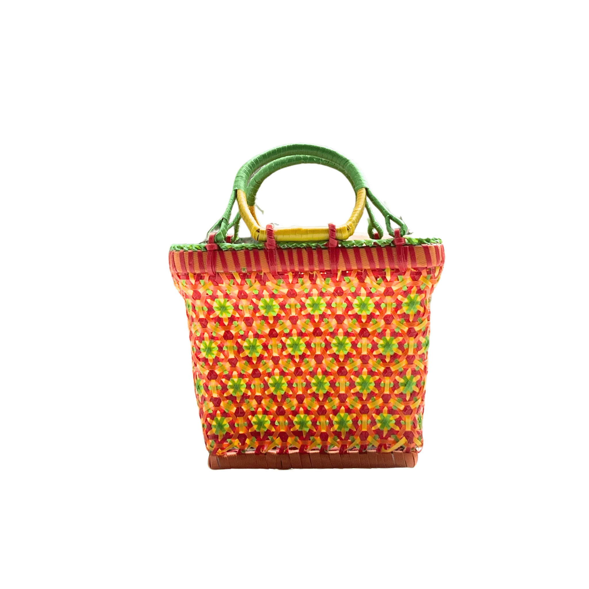 Hand-Woven Passionfruit Bag Small
