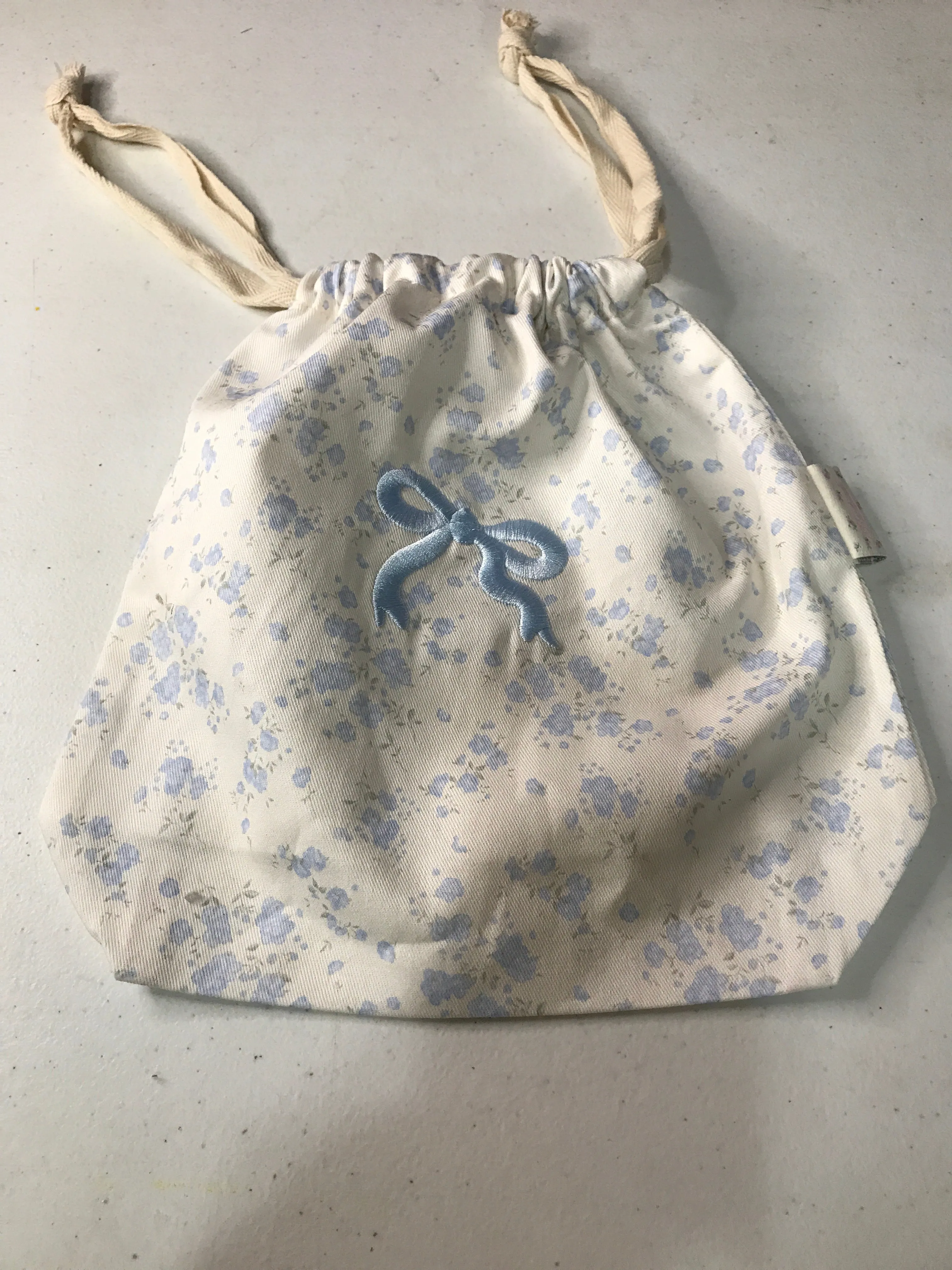 Handmade Cloth Gift Bags with Draw String