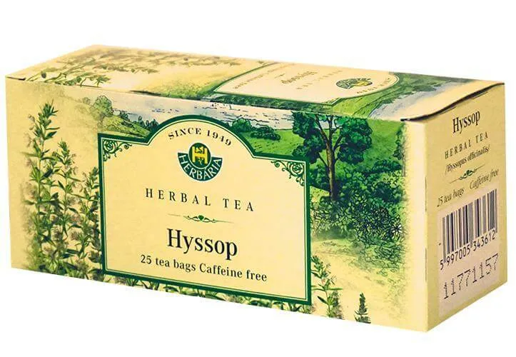 Herbaria Hyssop Tea (Hyssopus Officinalis)  25 Tea Bags