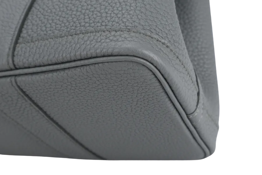 HERMES GARDEN PARTY TPM 30CM GRIS MEYER STAMP W(2024) NEGONDA LEATHER PALLADIUM HARDWARE WITH DUST COVER AND BOX