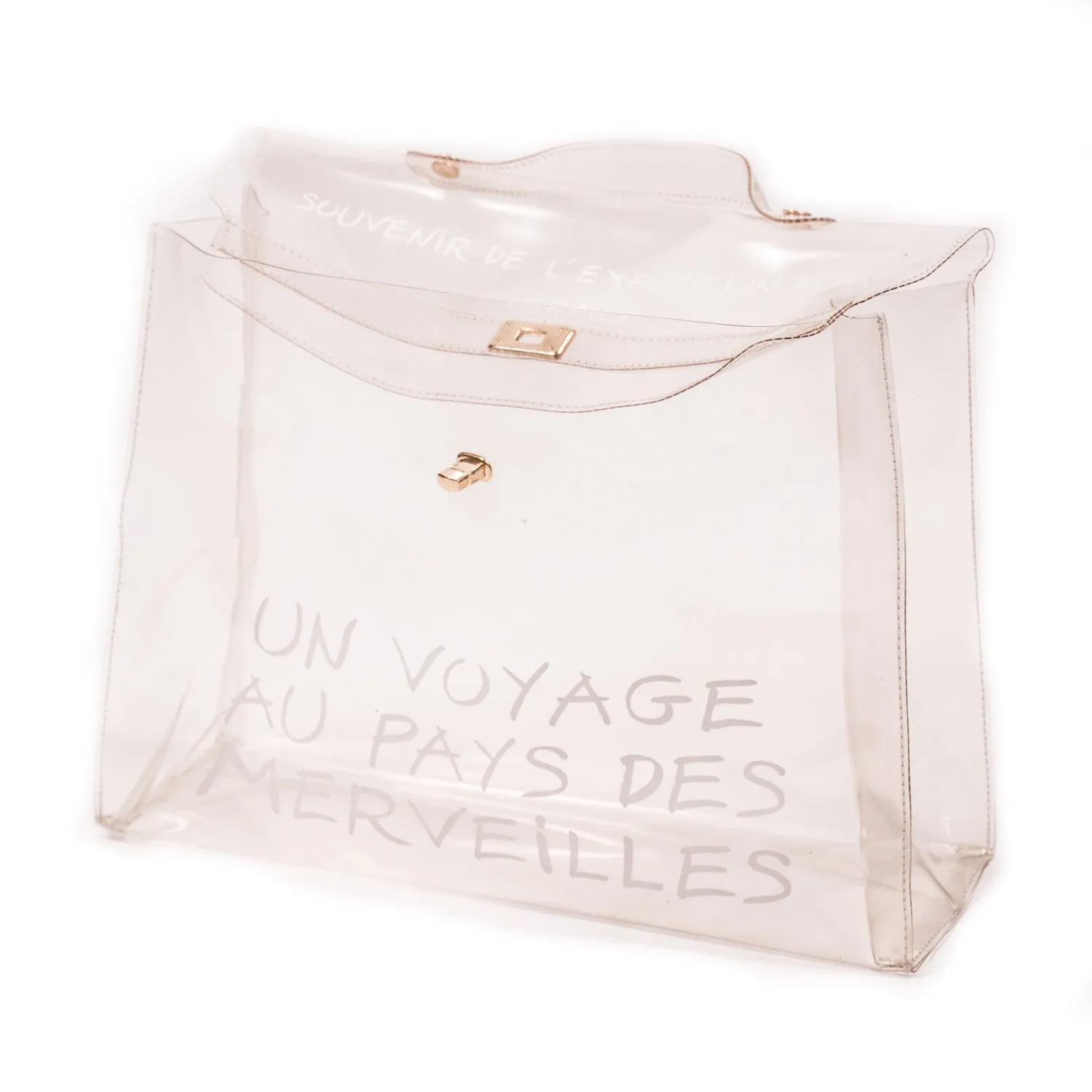 Hermes Transparent Vinyl Kelly