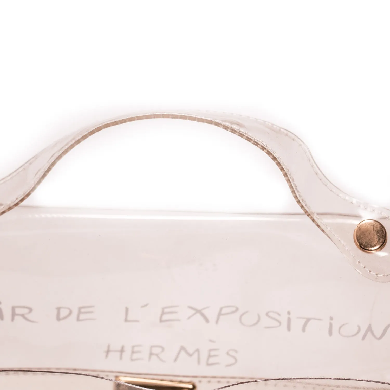 Hermes Transparent Vinyl Kelly