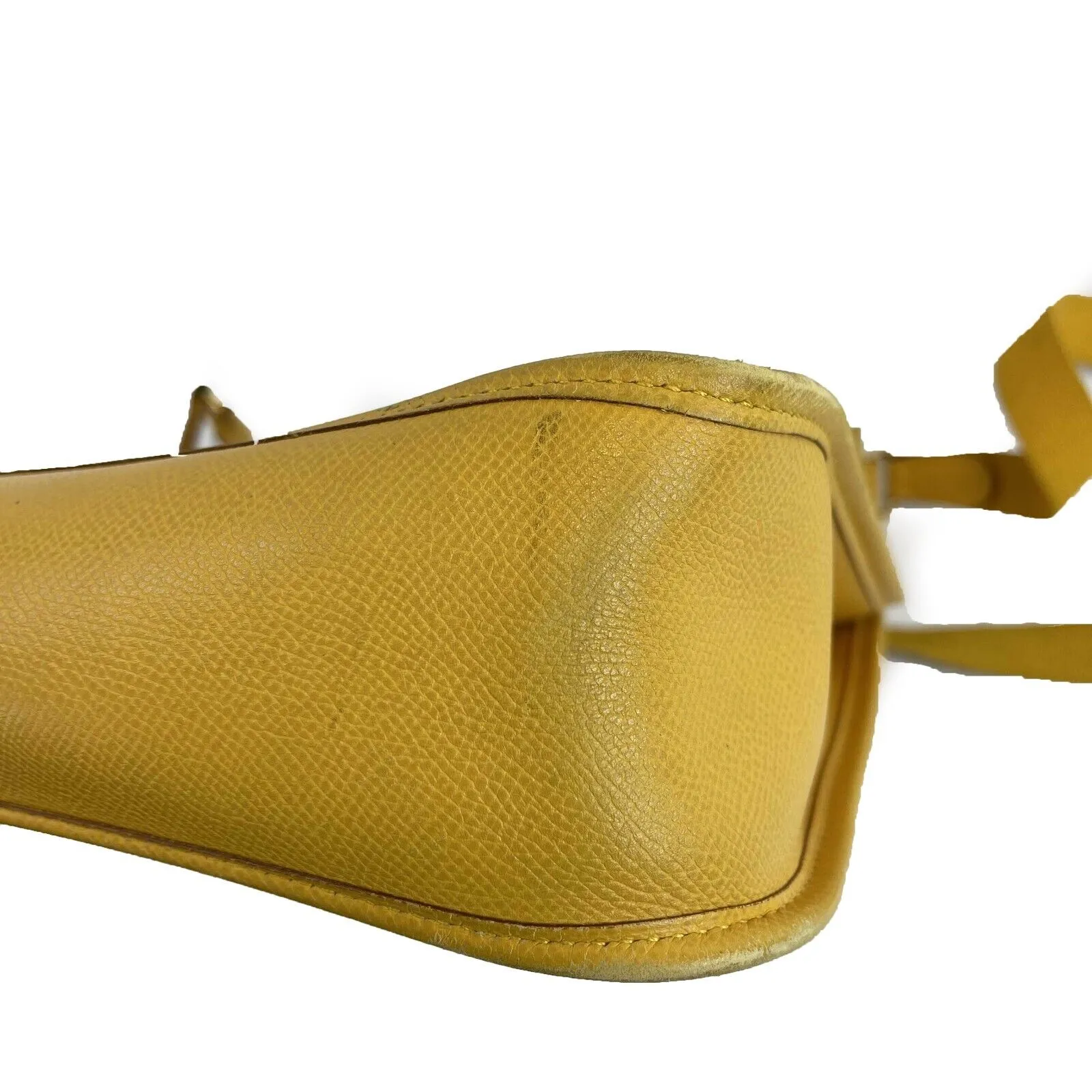 Hermes - Yellow Leather Vespa PM Shoulder Bag