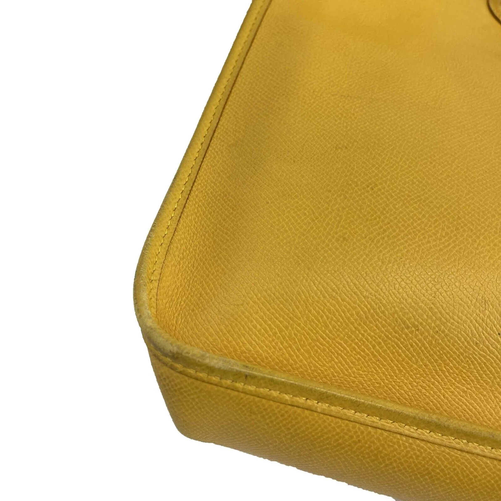 Hermes - Yellow Leather Vespa PM Shoulder Bag