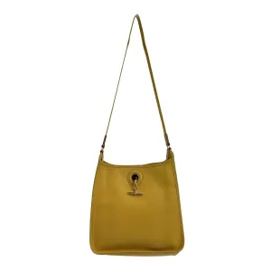 Hermes - Yellow Leather Vespa PM Shoulder Bag
