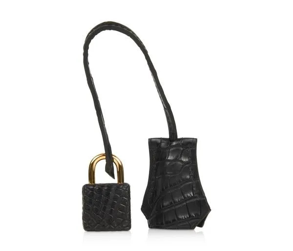 Hermès Birkin 25 Noir Alligator Bag GHW