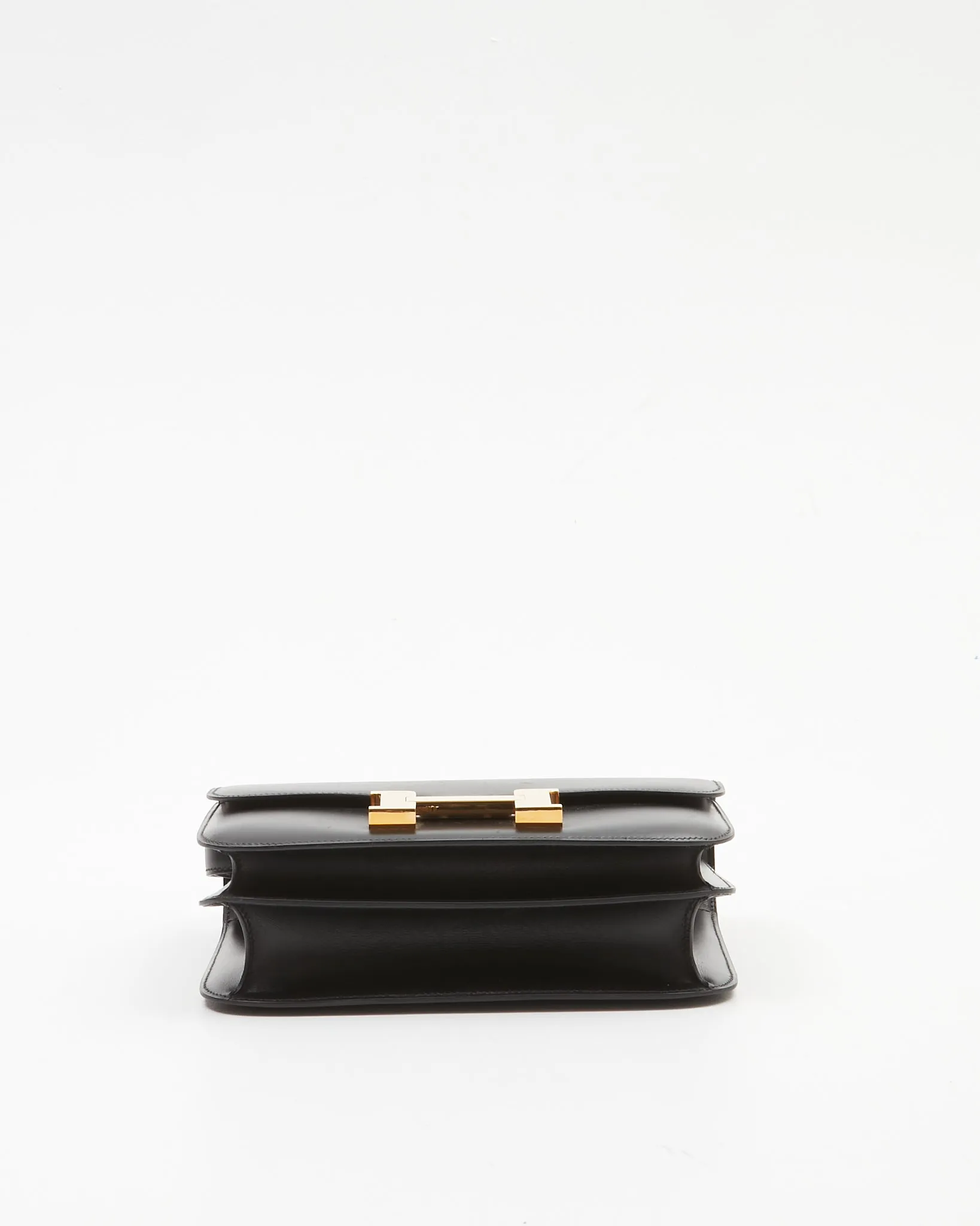 Hermès Black Box Leather Constance 23 Bag