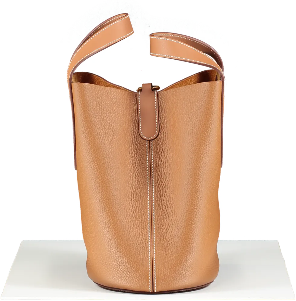 Hermès In-the-loop 23 Gold Clemence leather with Gold Hardware Handbag BOX FRESH