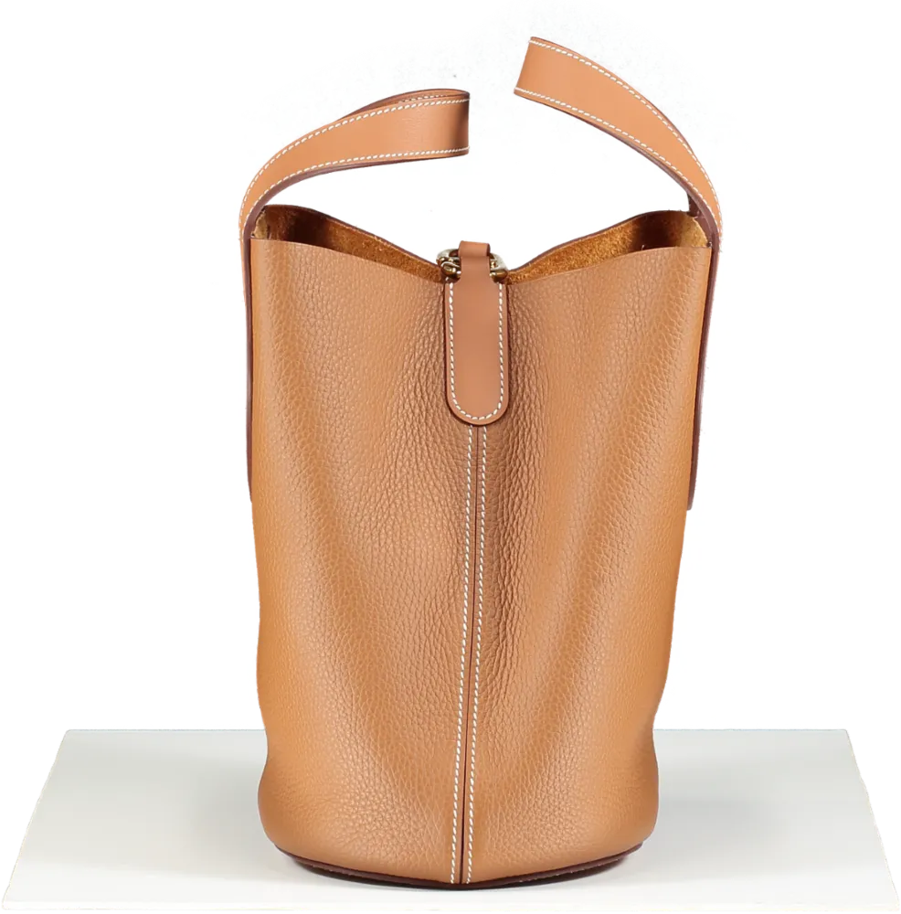 Hermès In-the-loop 23 Gold Clemence leather with Gold Hardware Handbag BOX FRESH
