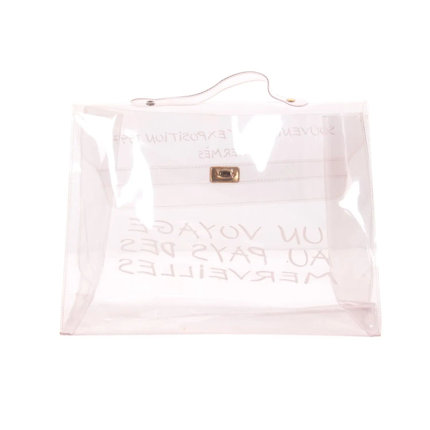 Hermès Transparent Vinyl Kelly Bag