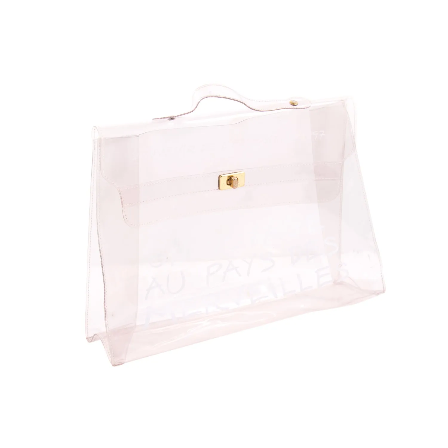 Hermès Transparent Vinyl Kelly Bag