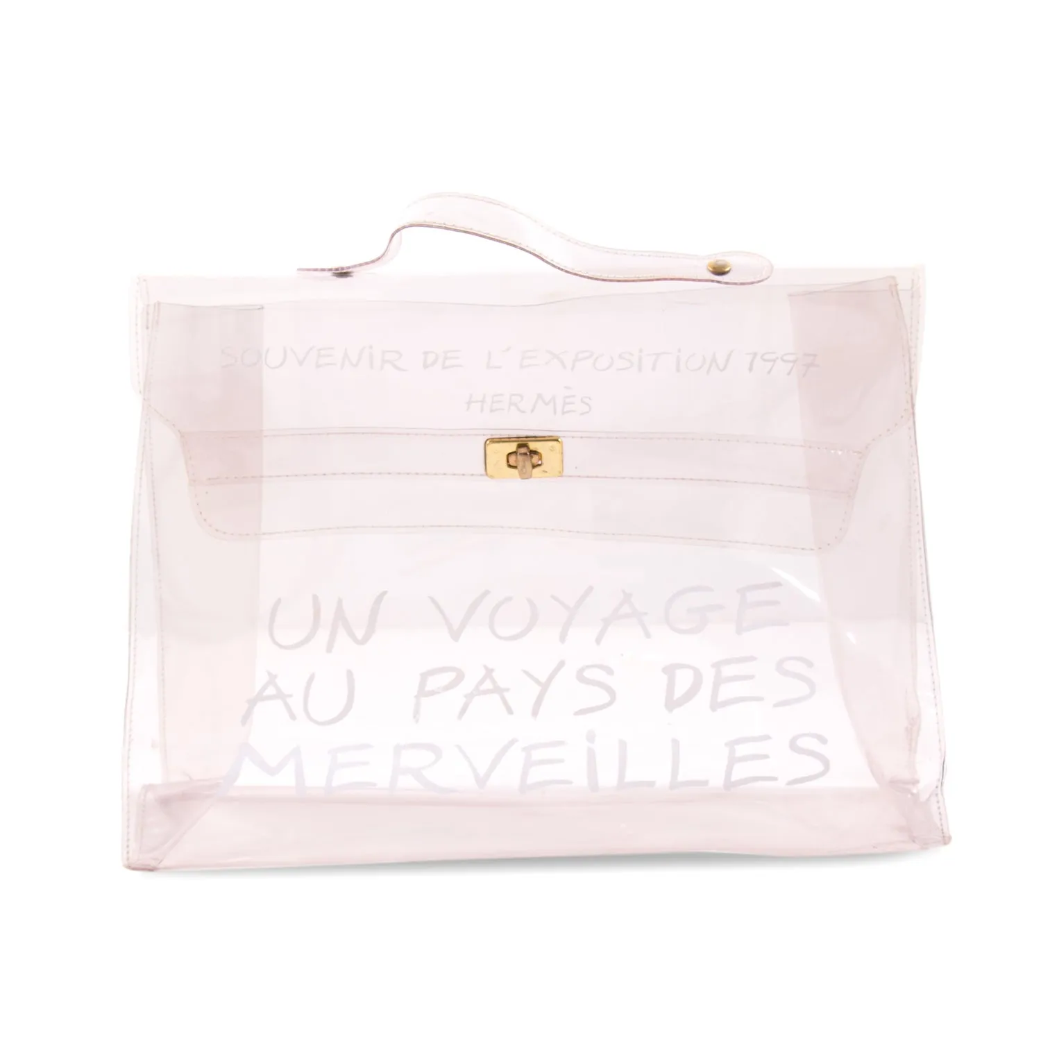Hermès Transparent Vinyl Kelly Bag