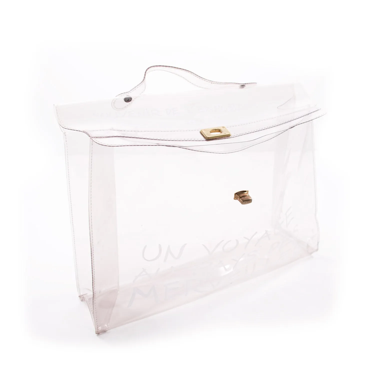 Hermès Transparent Vinyl Kelly Bag