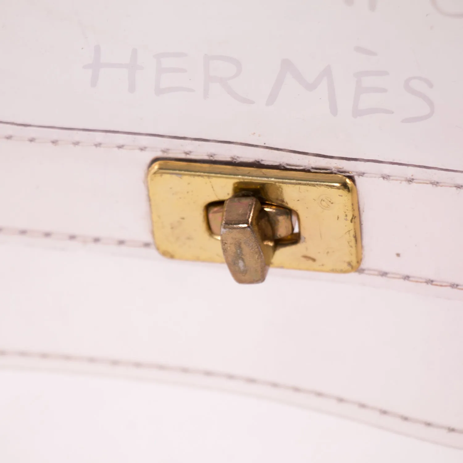 Hermès Transparent Vinyl Kelly Bag
