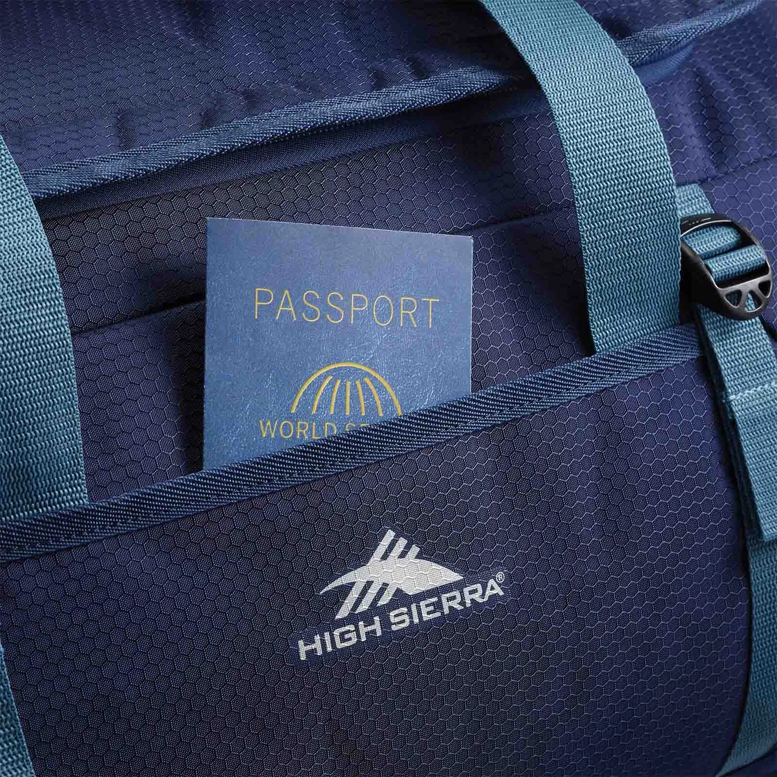 High Sierra Fairlead 56cm Convertible Duffel Navy