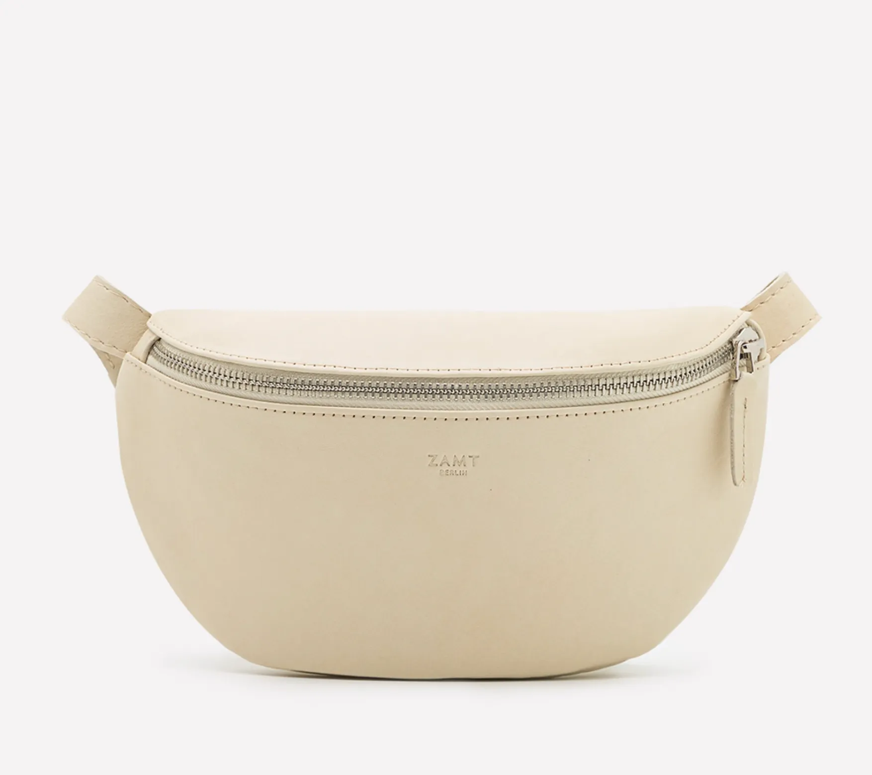 Hip bag in nappa off white