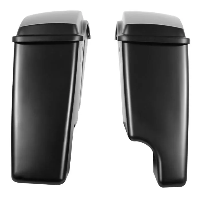 Hogworkz Unpainted 2-Into-1 Extended 4" Stretched Saddlebags for Harley® Touring '14-'22